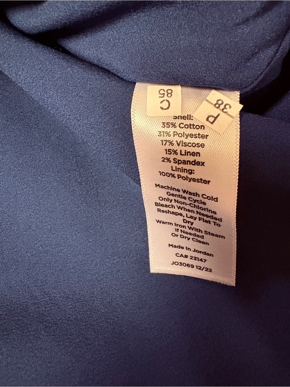 Talbots Women’s Chambray Button-Accent ALine Skirt size 6 - Picture 12 of 12